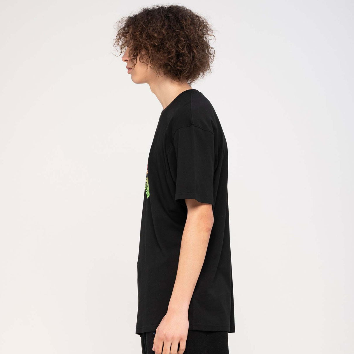 Santa Cruz Screamin Peace Fade T Shirt - Black