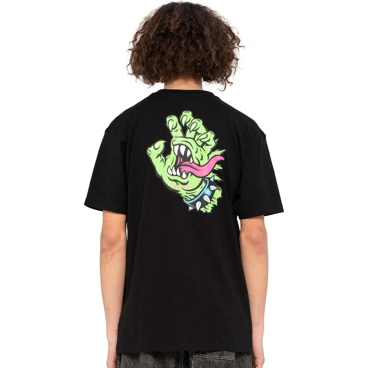 Santa Cruz Meek OG Slasher Hand T Shirt - Black