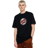 Santa Cruz Daylight Dot Front T Shirt - Black