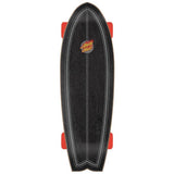 Santa Cruz Flame Dot Check Complete Cruiser - Black/Red/Yellow 27.7"