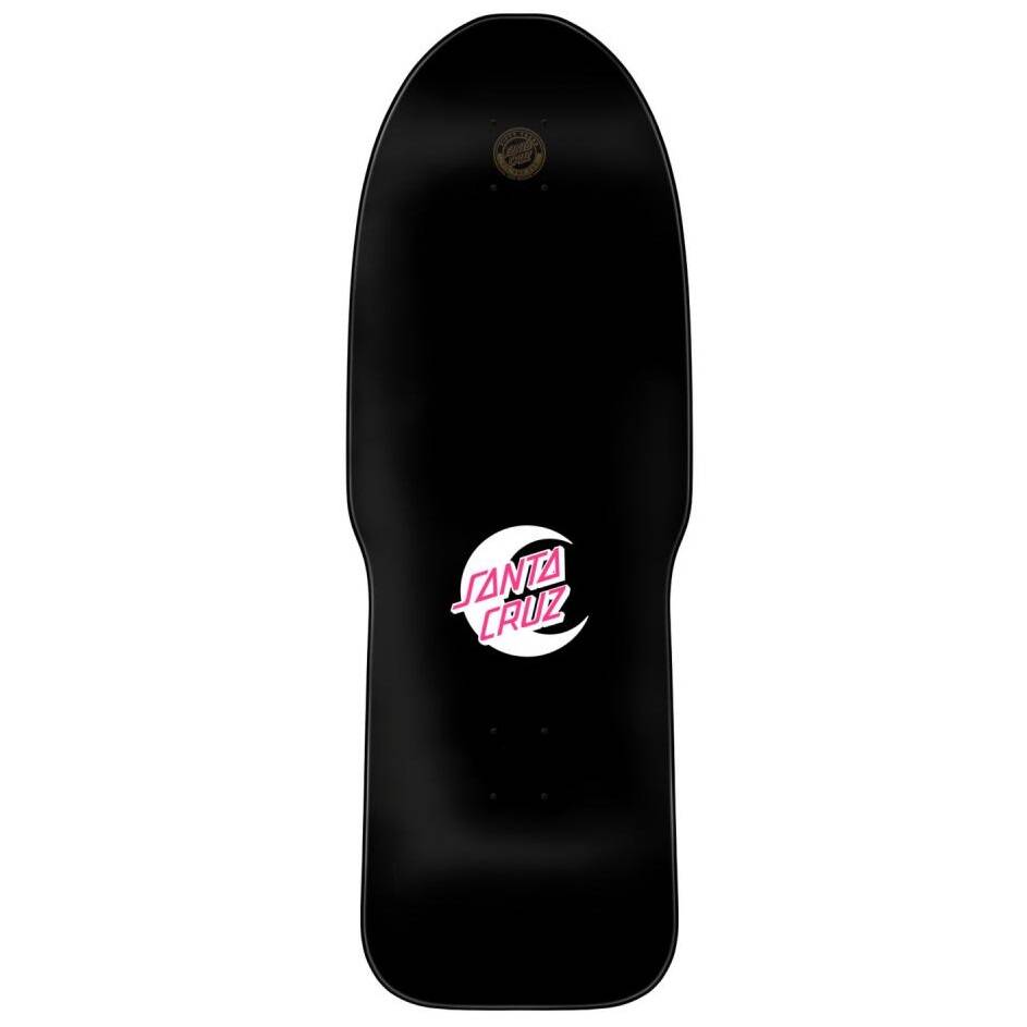 Santa Cruz Malba Tombstone Skateboard Deck - Black 10.24"