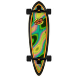 Santa Cruz Oval Flame Lava Dot Pintail Complete - Multi 33"