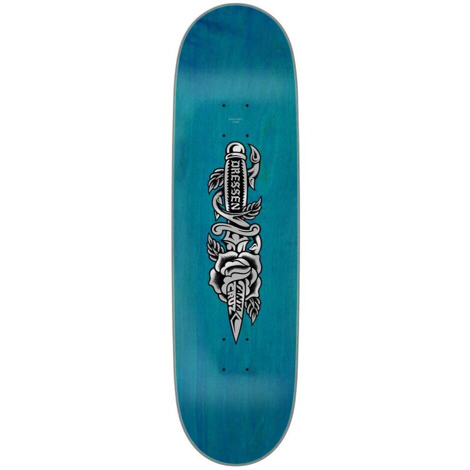 Santa Cruz Rose Dagger Skateboard Deck - Dressen 8.7"