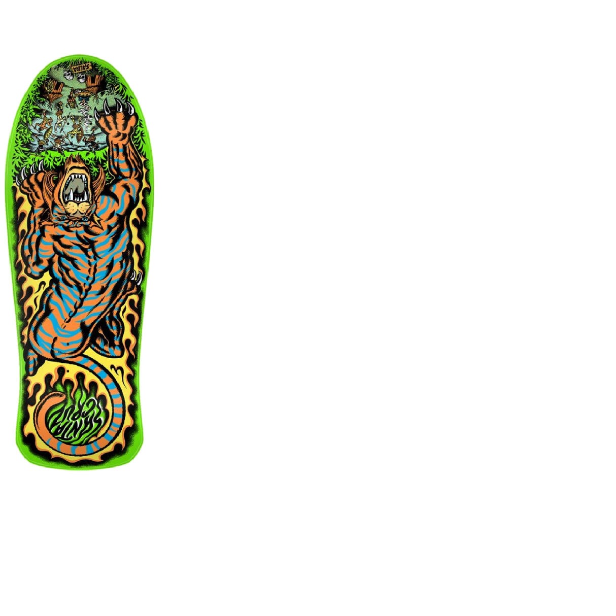Santa Cruz Salba Tiger Skateboard Deck - Multi 10.3"