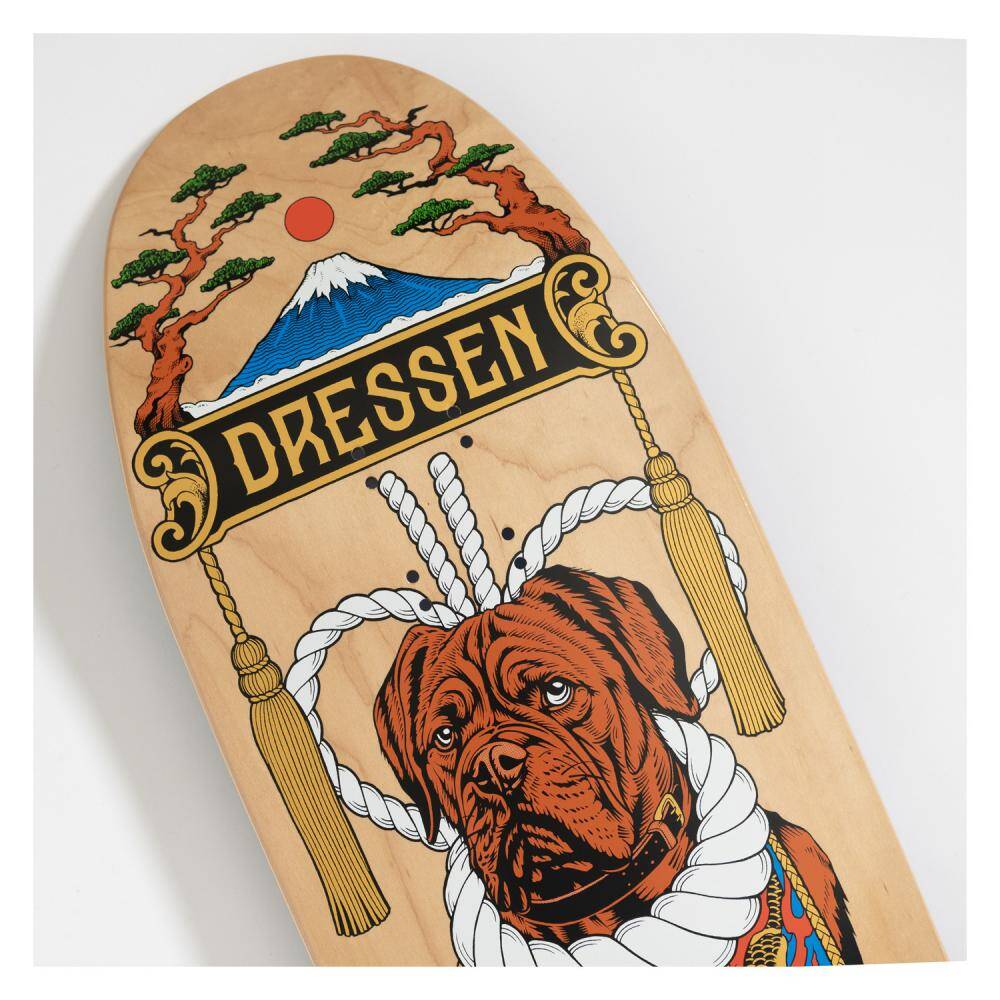 Santa Cruz Sumo Dog Skateboard Deck - Dressen 9.3"