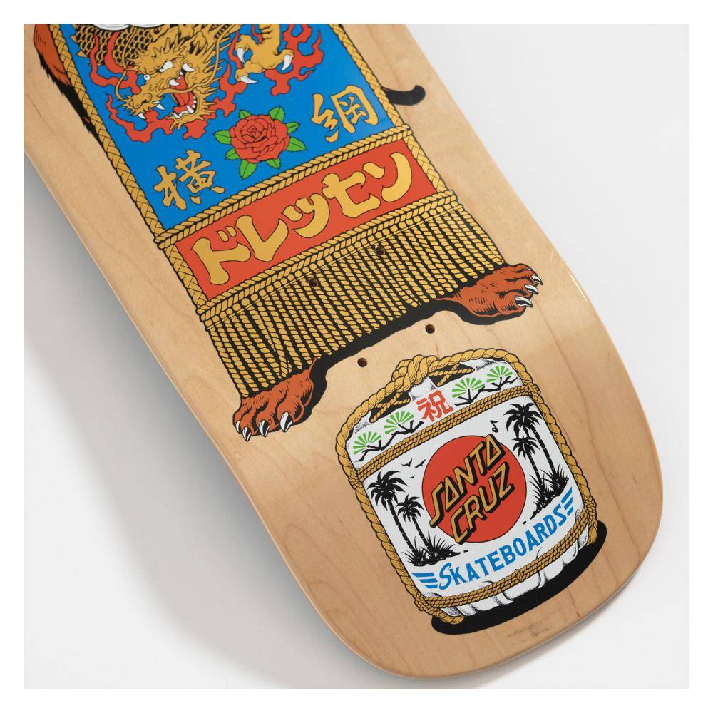 Santa Cruz Sumo Dog Skateboard Deck - Dressen 9.3"