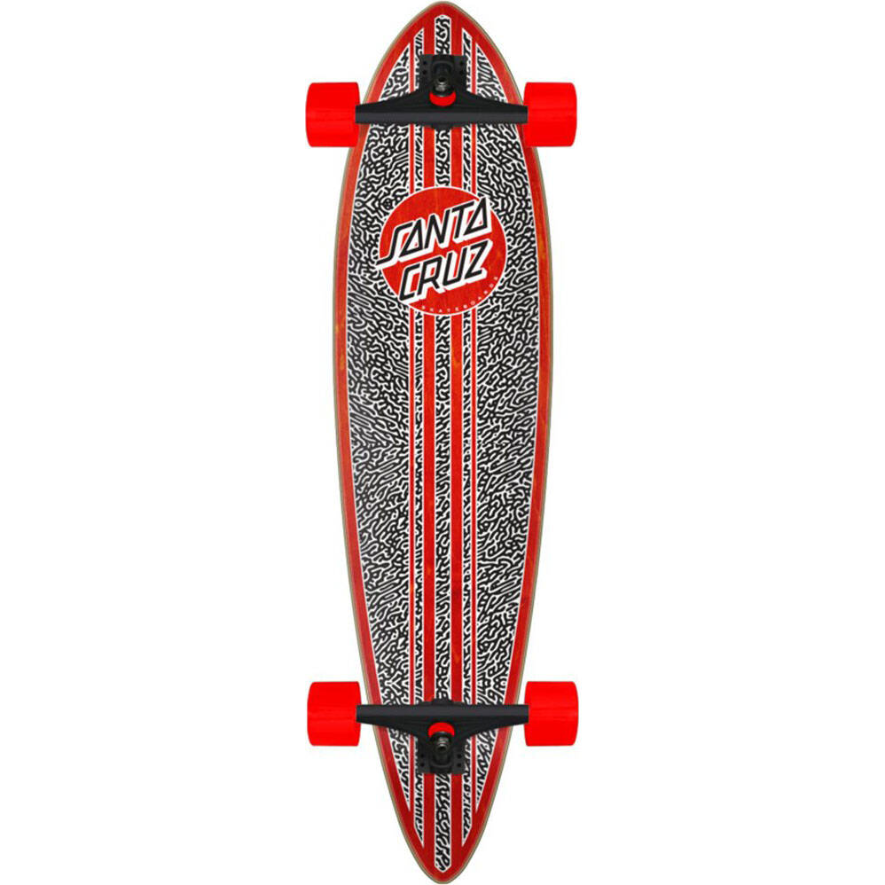 Santa Cruz Amoeba Dot Pintail Complete Longboard - 39''