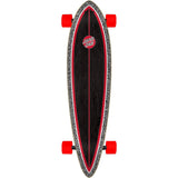 Santa Cruz Amoeba Dot Pintail Complete Longboard - 39''