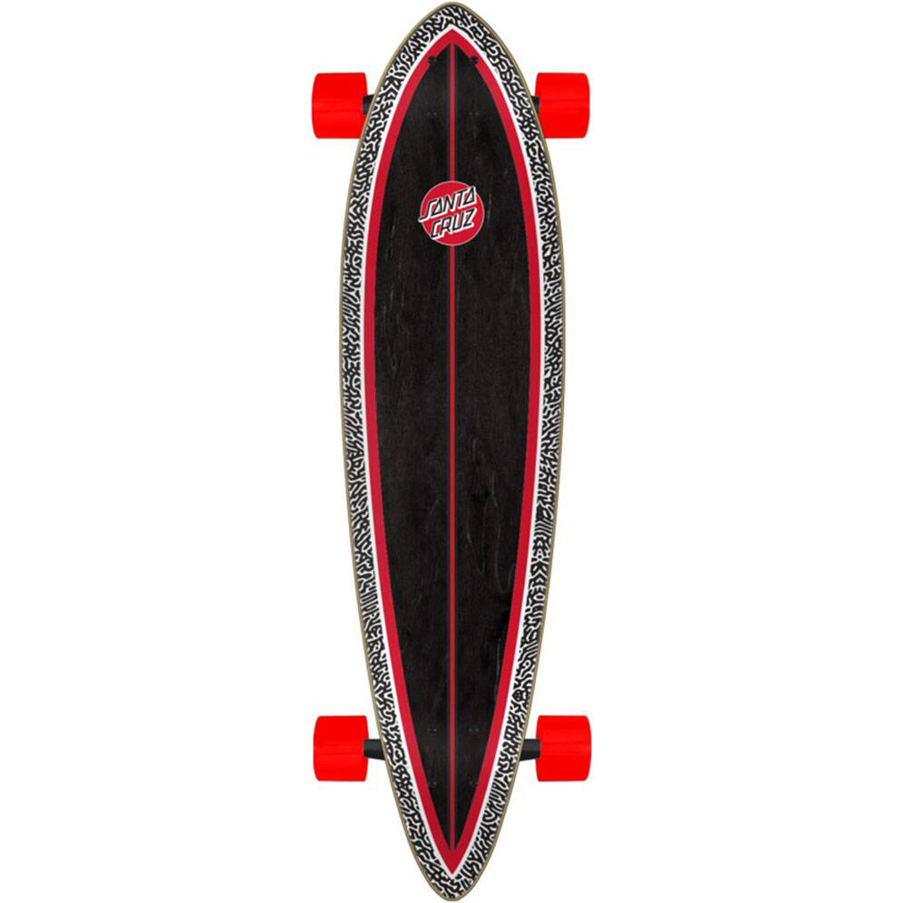 Santa Cruz Amoeba Dot Pintail Complete Longboard - 39''