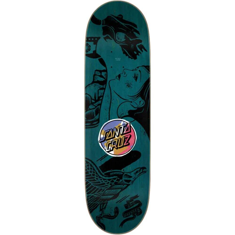 Santa Cruz Dressen Seeker Skateboard Deck - Multi 9''