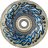 Santa Cruz Light Ups Skateboard Wheels w/ Blue LED and Bearings - 60mm