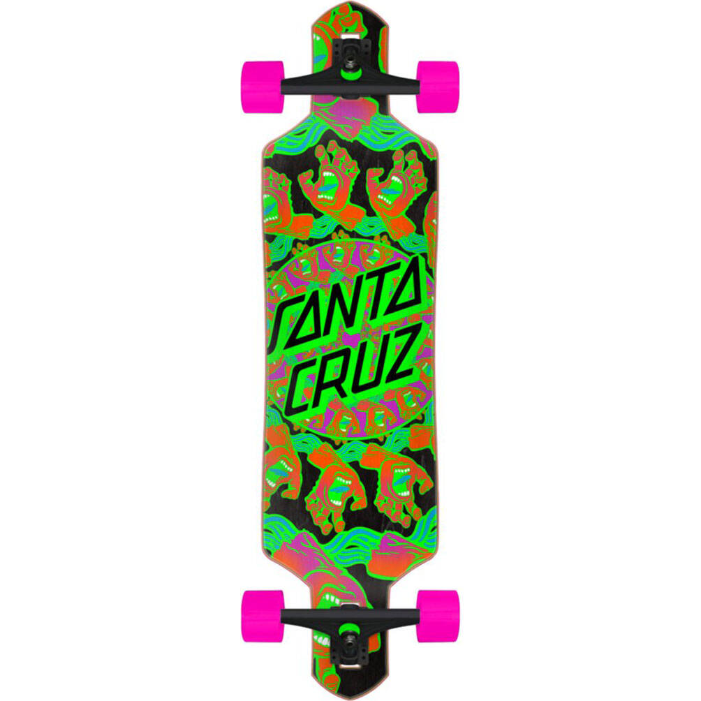 Santa Cruz Mandala Hand Drop Thru Complete Longboard - Multi 36''