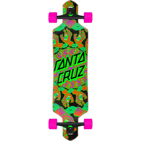 Santa Cruz Mandala Hand Drop Thru Complete Longboard - Multi 36''