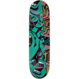 Santa Cruz No Pattern Hand Skateboard Deck - Green 8.5''