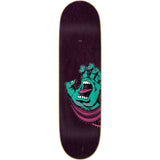 Santa Cruz No Pattern Hand Skateboard Deck - Green 8.5''