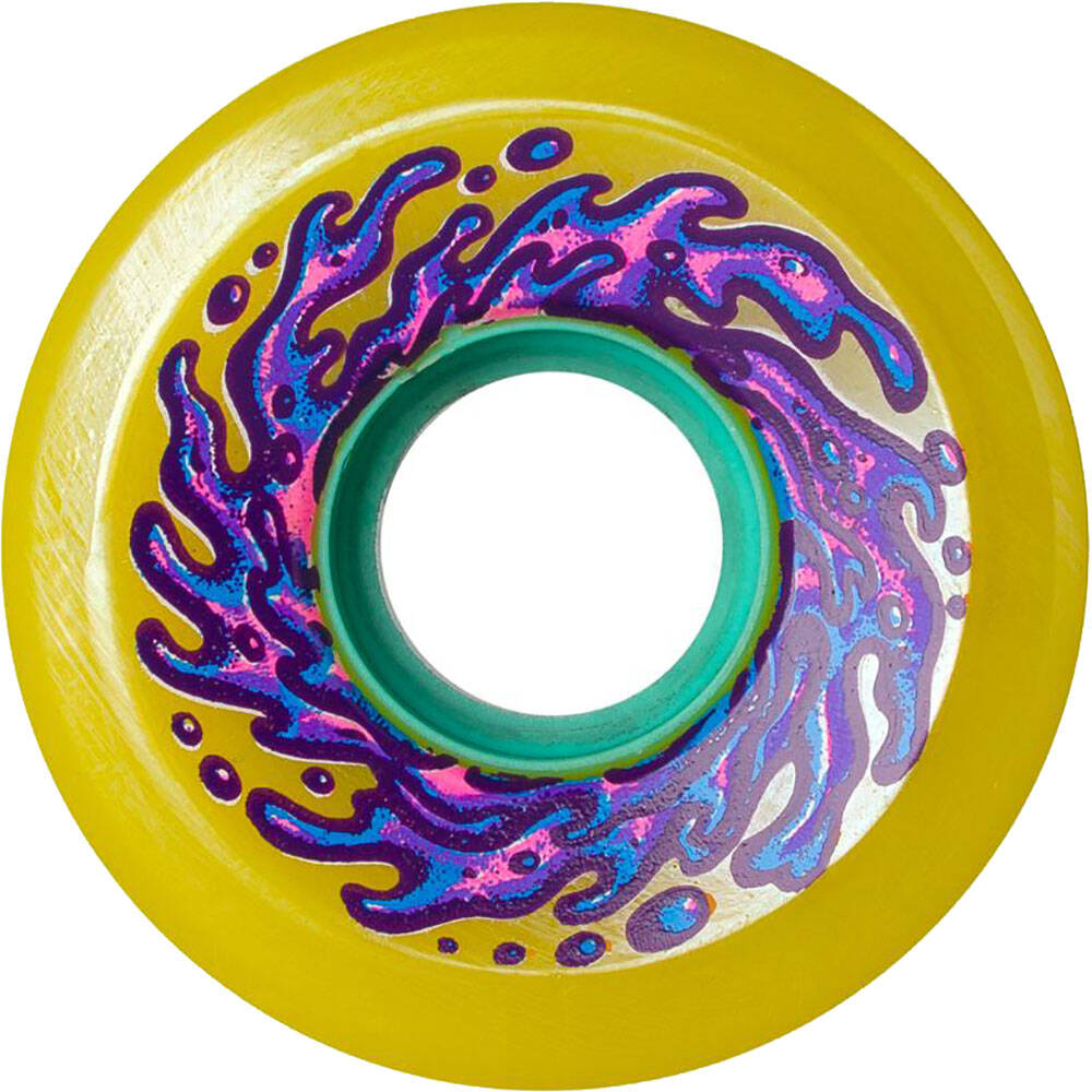 Santa Cruz Slime Balls Mini OG Slime 90a Skateboard Wheels - Yellow 54.5mm