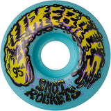 Santa Cruz Slime Balls Snot Rockets Pastel 95a Skateboard Wheels - Blue 53mm