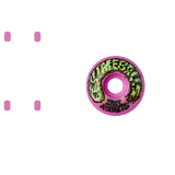 Santa Cruz Slime Balls Snot Rockets Pastel 95a Skateboard Wheels - Pink 54mm