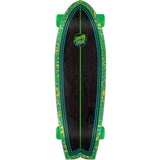 Santa Cruz Toxic Dot Shark Complete Cruiser - Green 27.7''