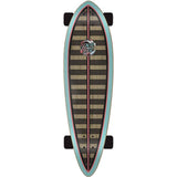 Santa Cruz Wave Dot Splice Pintail Complete Longboard - Red 33''