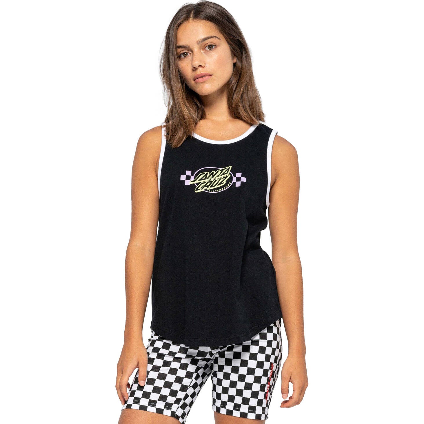 Santa Cruz Absent Contest Oval Vest - Black