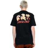 Santa Cruz Beach Bum Hand Scene T Shirt - Black