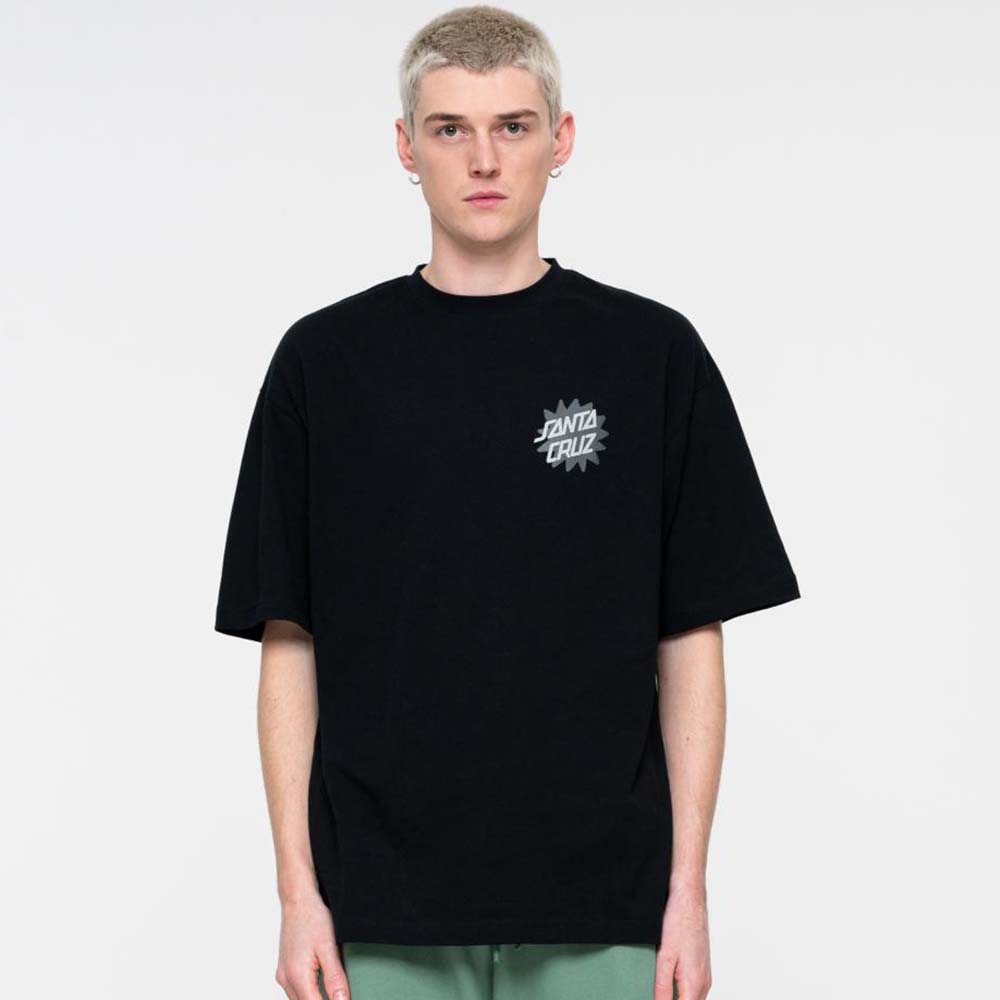 Santa Cruz Box Sketch T Shirt - Black
