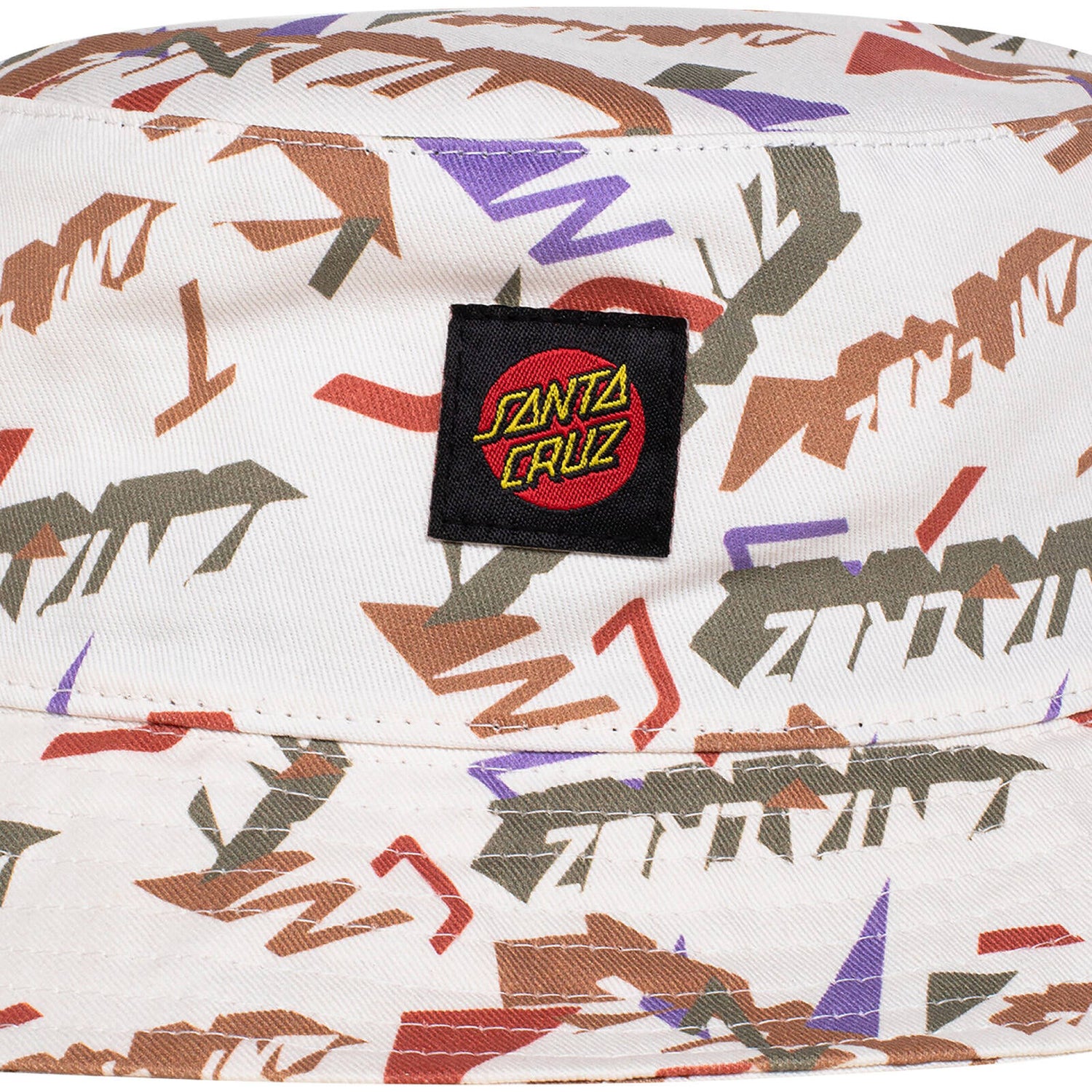Santa Cruz Classic Label Bucket Hat - Stacked