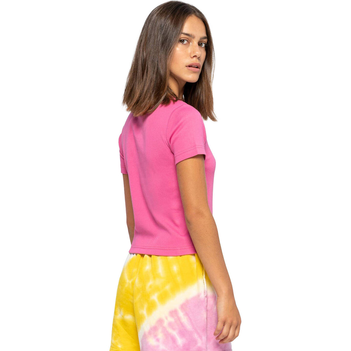 Santa Cruz Contest Oval Womens T Shirt - Pink Guava