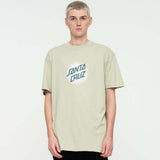Santa Cruz Daylight Dot Front  T Shirt - Nickel