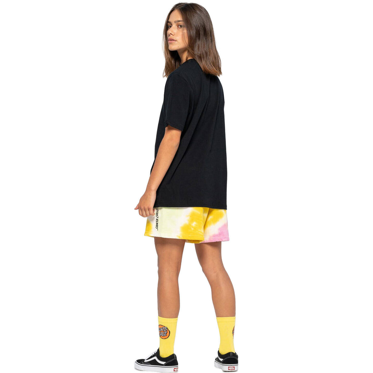 Santa Cruz Hand In Colour Womens T Shirt - Black