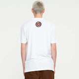Santa Cruz Roskopp Face Front  T Shirt - White