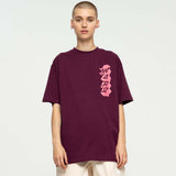 Santa Cruz Stacked Strip Reverse T Shirt - Beetroot