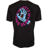 Santa Cruz Speed Wheels Scream T Shirt - Black