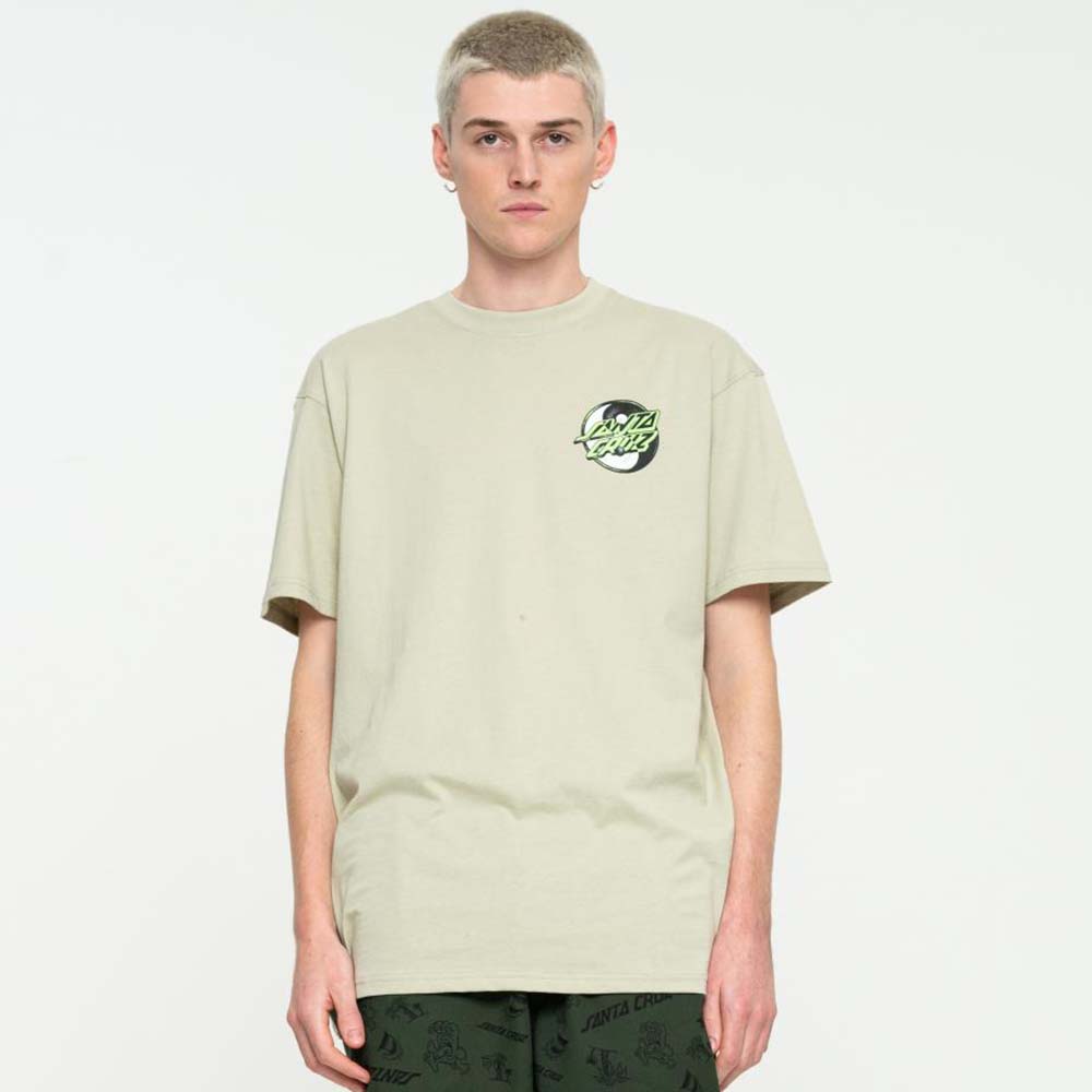 Santa Cruz Yin Yang Dot T Shirt - Nickel