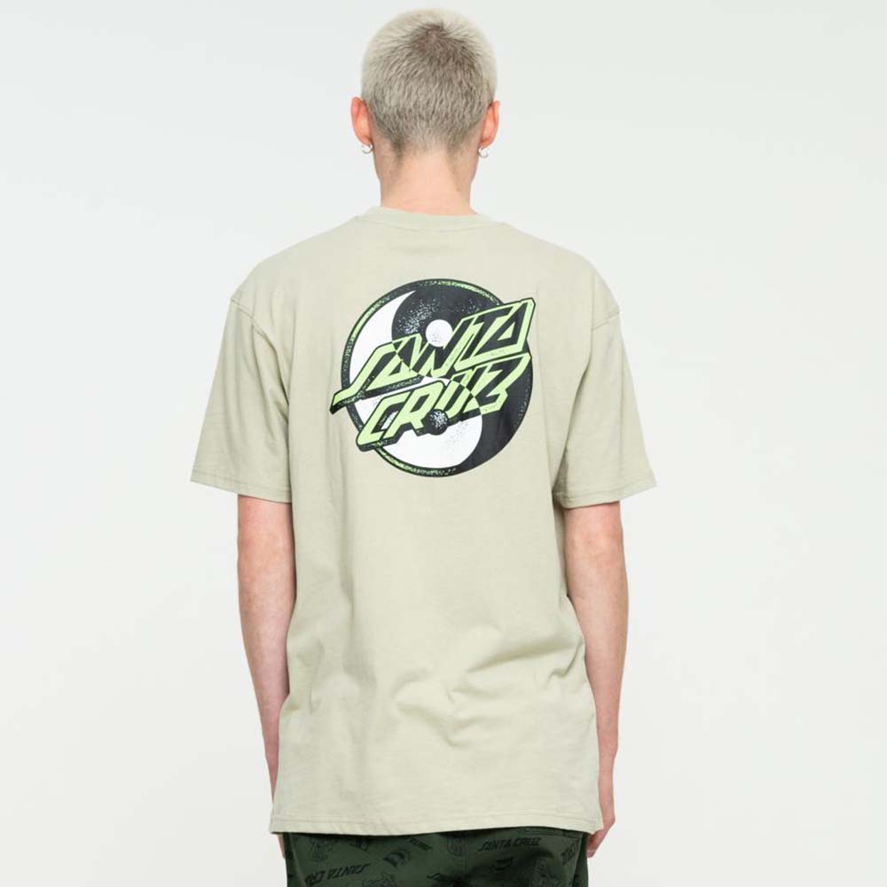 Santa Cruz Yin Yang Dot T Shirt - Nickel