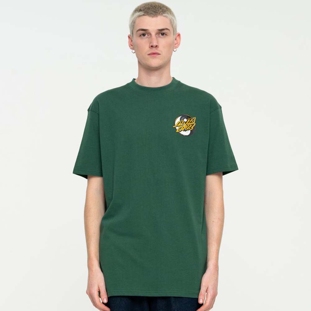 Santa Cruz Yin Yang Dot T Shirt - Cedar