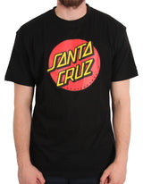 Santa Cruz Classic Dot T-Shirt - Black LRG