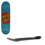 Santa Cruz Classic Dot Skateboard Deck - Blue 8.5''