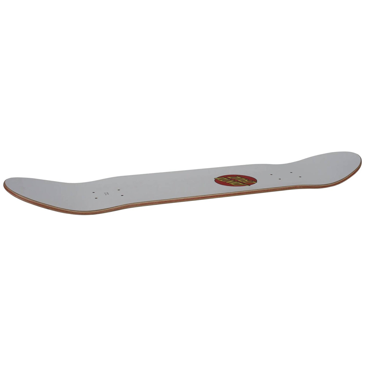 Santa Cruz Classic Dot Skateboard Deck - White 8''