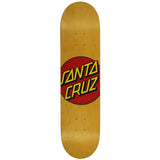 Santa Cruz Classic Dot Skateboard Deck - Yellow 7.75''