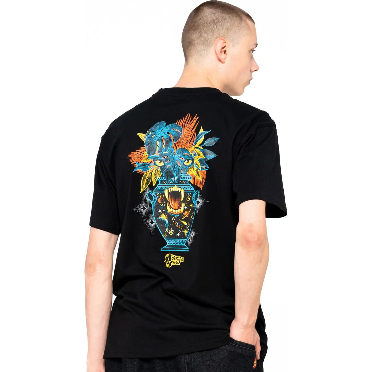 Santa Cruz Asta Cosmic Eyes T Shirt - Black