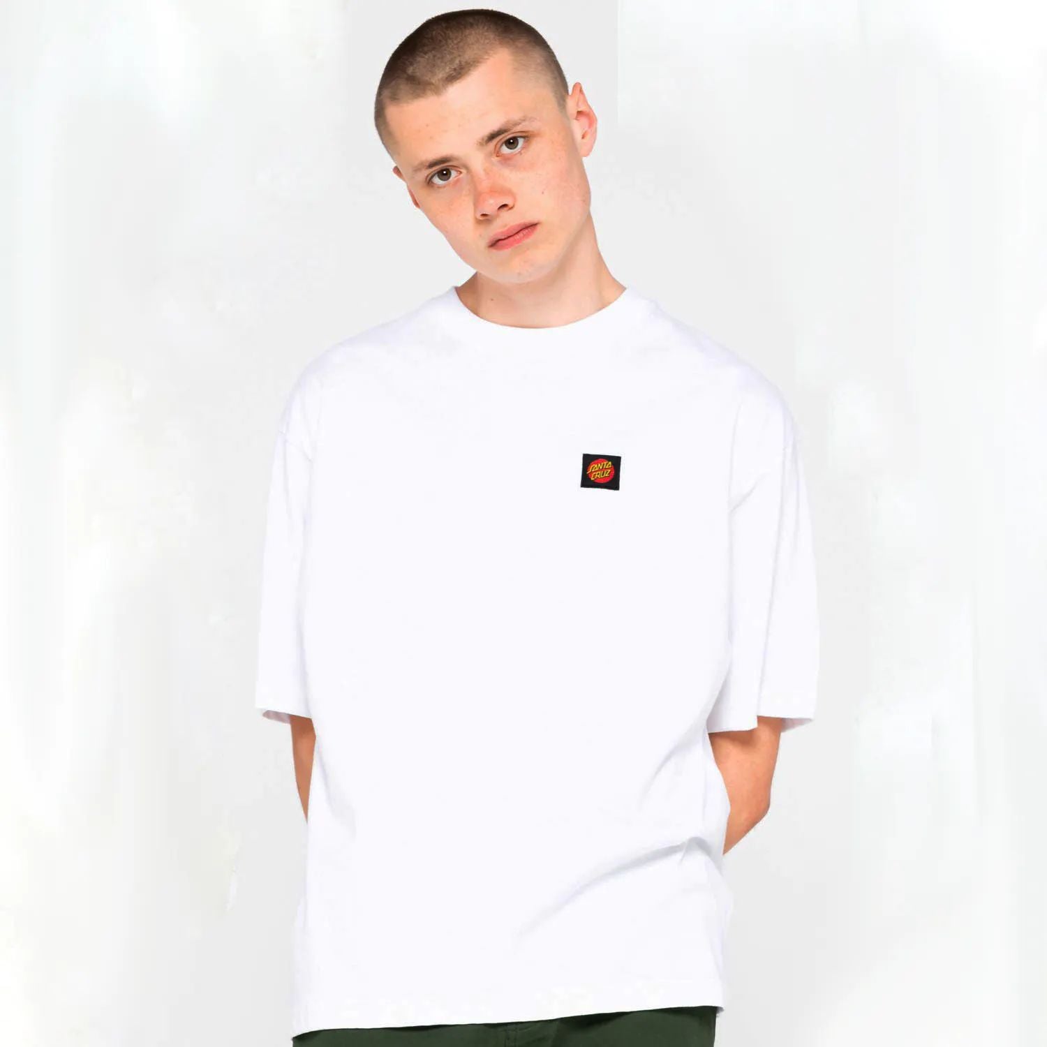 Santa Cruz Classic Label T Shirt - White