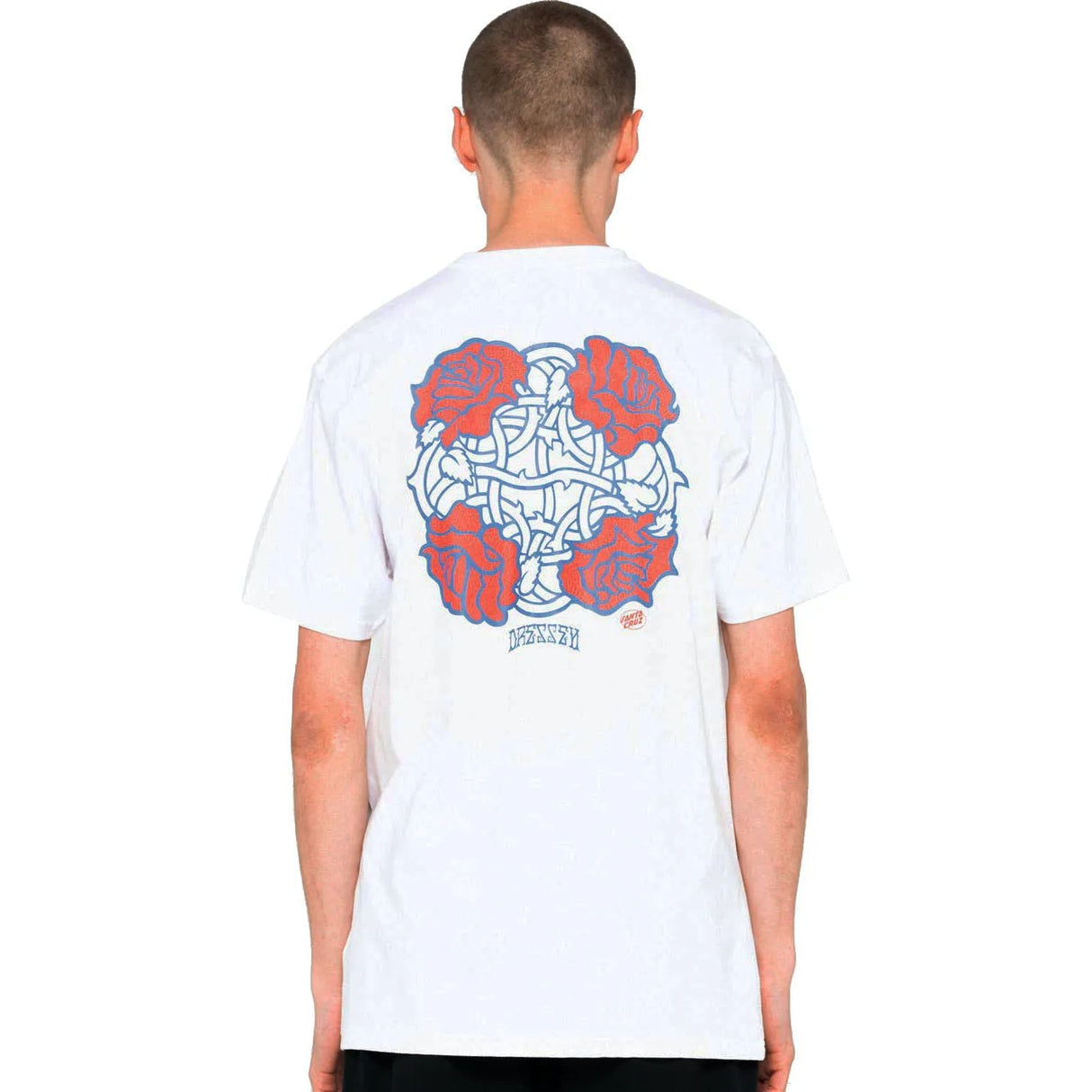 Santa Cruz Dressen Roses Club T Shirt - White