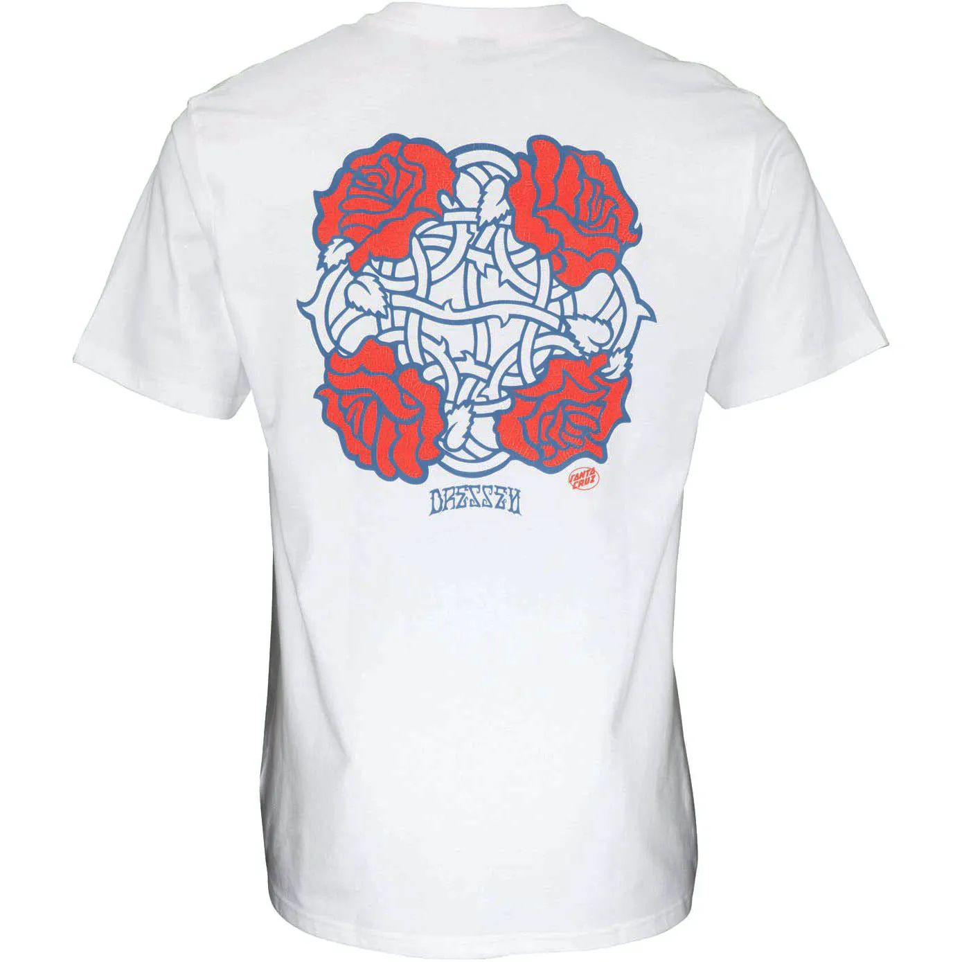 Santa Cruz Dressen Roses Club T Shirt - White
