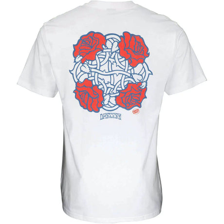 Santa Cruz Dressen Roses Club T Shirt - White