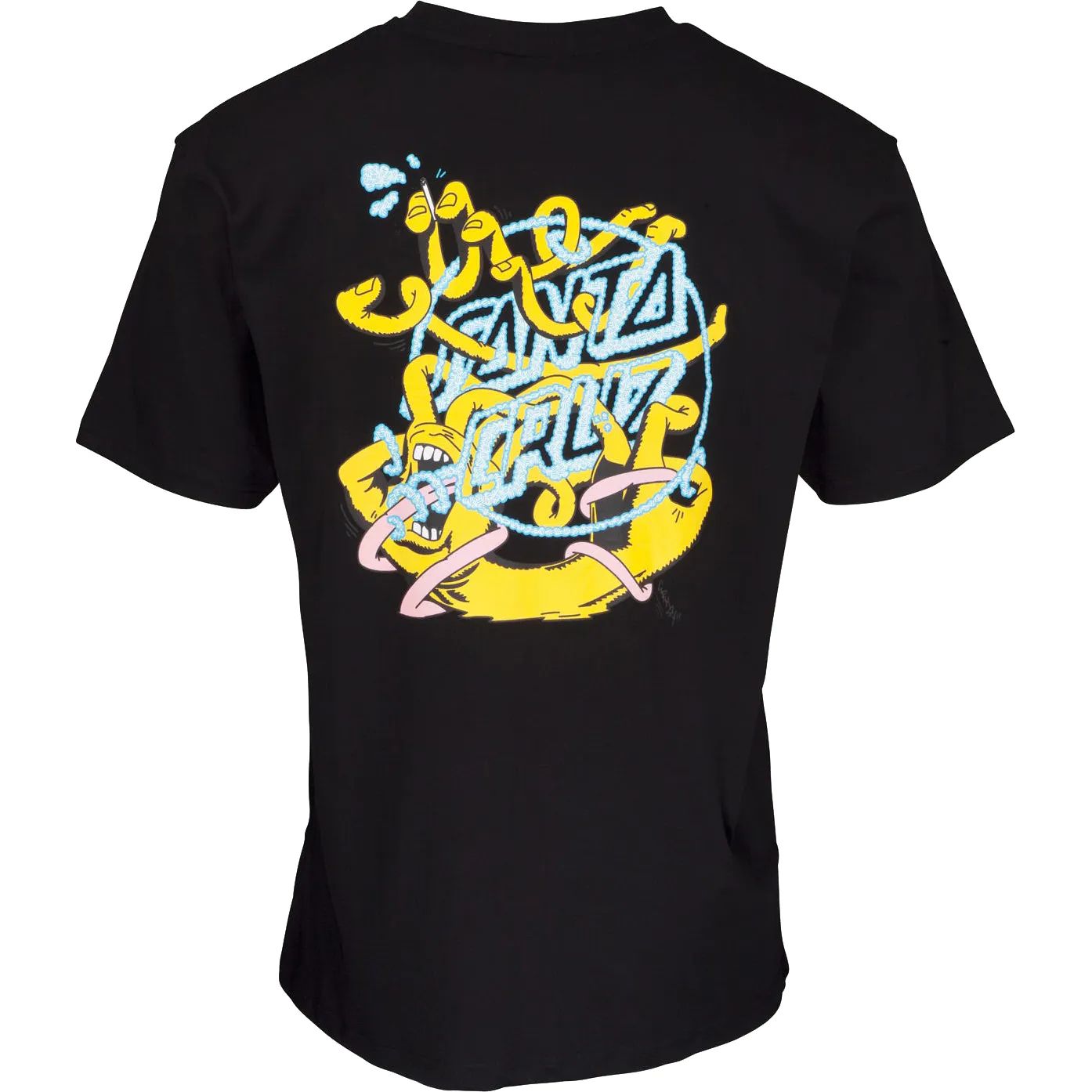 Santa Cruz Ermsy Twisted Hand T Shirt - Black