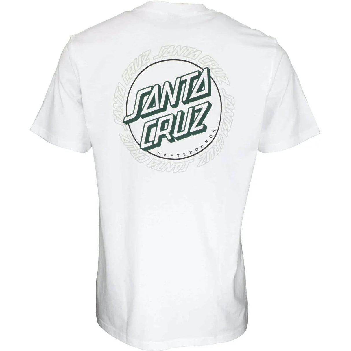 Santa Cruz Hollow Ring Dot T Shirt - White