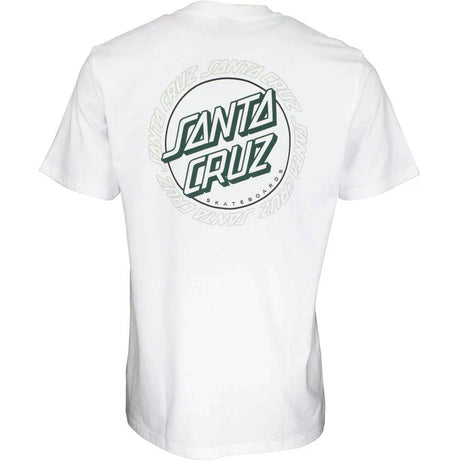 Santa Cruz Hollow Ring Dot T Shirt - White