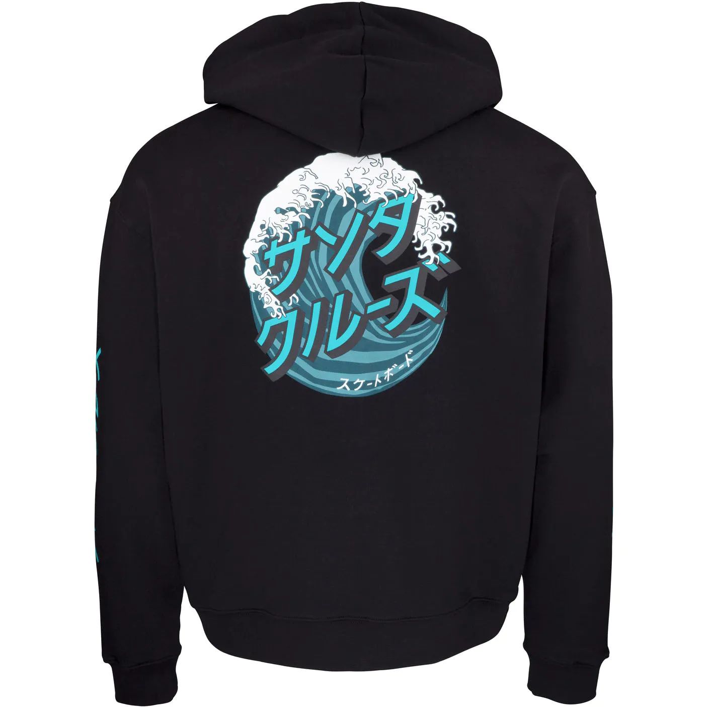 Santa Cruz Japanese Wave Dot Hoodie - Black